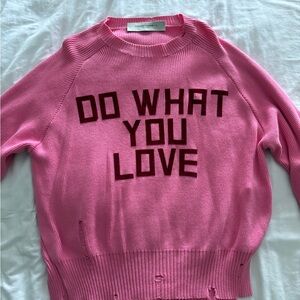 Golden Goose Pink Crew Neck Sweater
